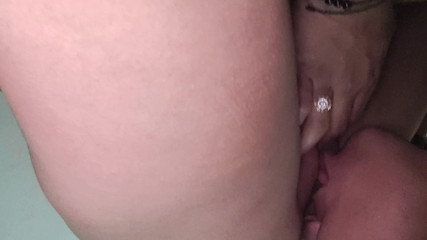 My Black Bull Licking My Pussy and Rimming My Ass so Good in POV