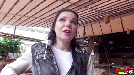German Scout - Shy Black Hair College Girl Pickup and First Porn Fuck