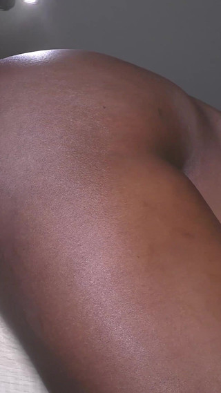 Ebony Butt Analed on the Corner of the Table and Creampied