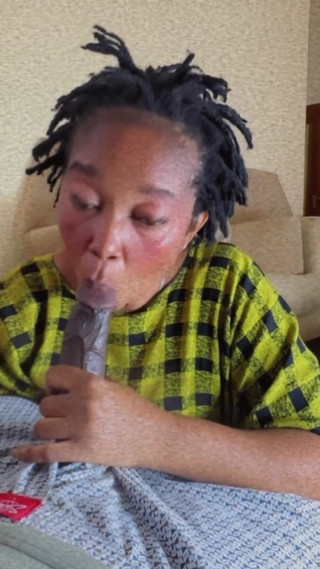 BBW Stepmom Sucking This Big Black Cock for Fun