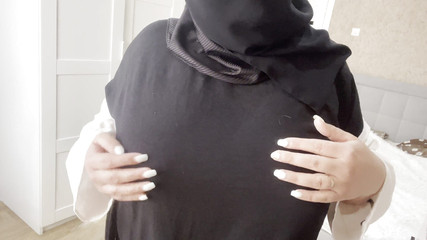 Algerian Stepaunty with Big Tits in Hijab