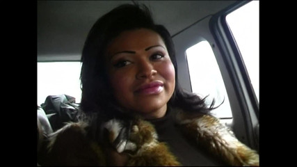 Horniest Fuck in the Car Ebony Bitch and Hot Slutty Cougar