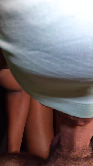 Ebony Slut Sucks Big White Cock and Swallow a Big Load