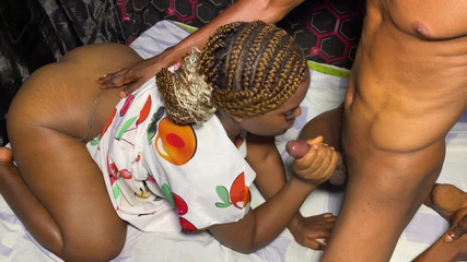 Gorgeous All Natural Black Beautiful Wife Gets Drilled by Her Husband's Friend