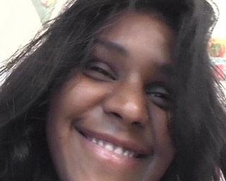 Perfect Ebony From France Got Big White Load on Face