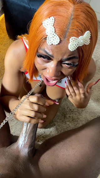 Sucking a Huge Black Cock Is Therapeutic