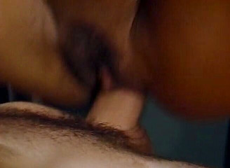 Four stunning ebony babes share a big white dick