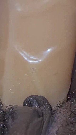 Fucking My Huge Dildo in My Wet Ebony Pussy
