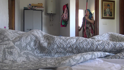 Naughty Turkish Hotel Maid Has Her First Big Black Cock Experience