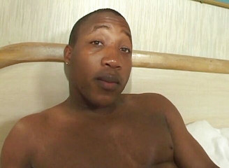 Pierced ebony slut with big ass gets drilled in her hairy cunt