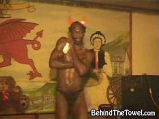 Girl's Party Goes Well with This Sexy Black Guy