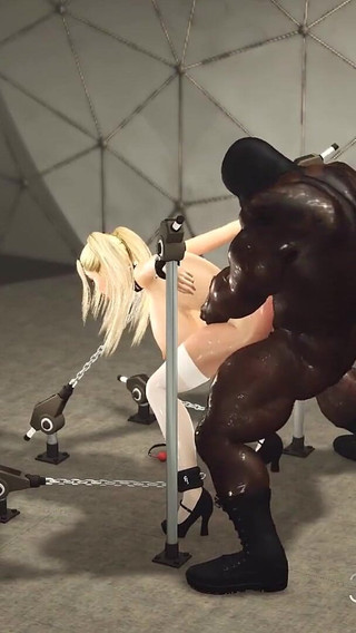 Black on White Hardcore. Huge Black Cock Fucks Hard White Whore