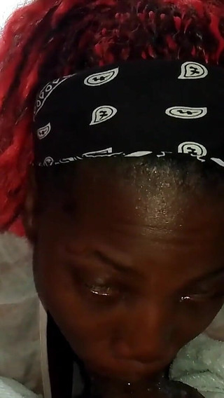 Sloppy Head Sextape Watch Ebony Girl Sucking Cumload Out & Puts It on Her Boobs for Stepdad - Jhodez