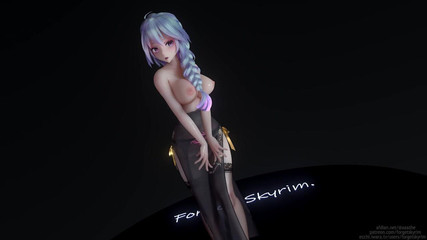 Miku-stellar-marionette Erotic Tattoos; Black Stockings; Cheongsam